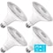 Luxrite PAR38 LED Dusk to Dawn Light Bulbs 15W (90W Equivalent) 1250LM 5000K Bright White E26 Base 4-Pack LR31634-4PK - alternate 1